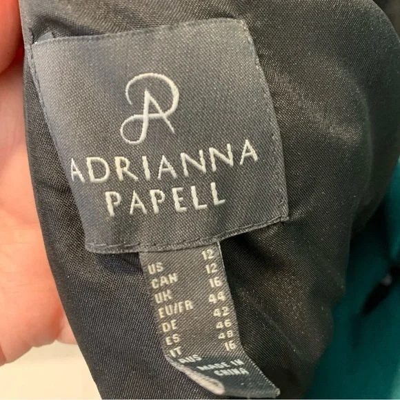 Adrianna Papell Metallic Floral Midi Dress - Picture 14 of 15